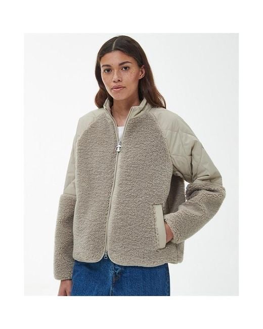 Barbour Gray Surf Fleece Jacket