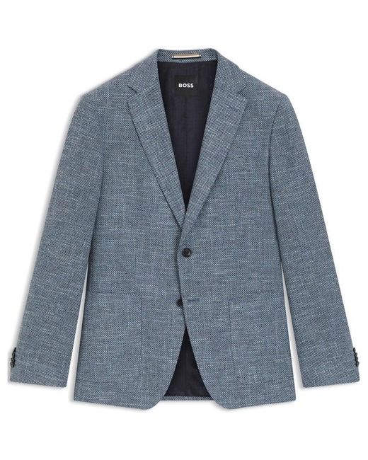 Boss Blue Hutson Formal Blazer Jacket for men