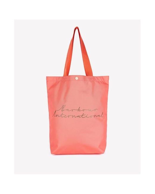Barbour Pink Apex Shopper Bag