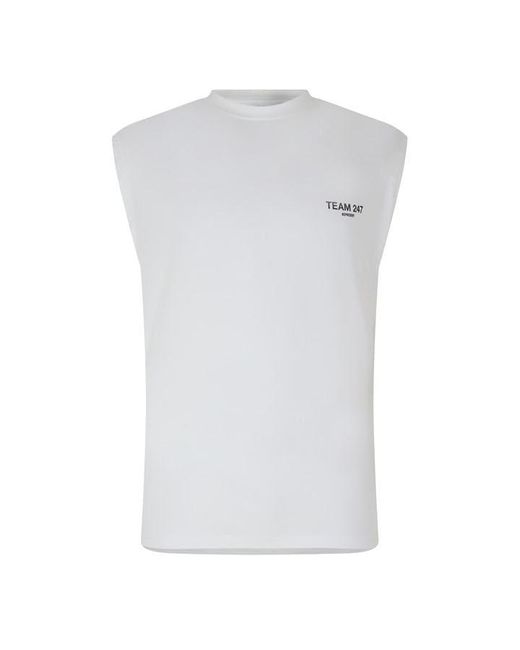 REPRESENT 247 White R247 Team 247 Os Tnk for men