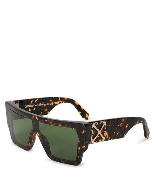 Off-White c/o Virgil Abloh Green Off Marion Sunglasses 99