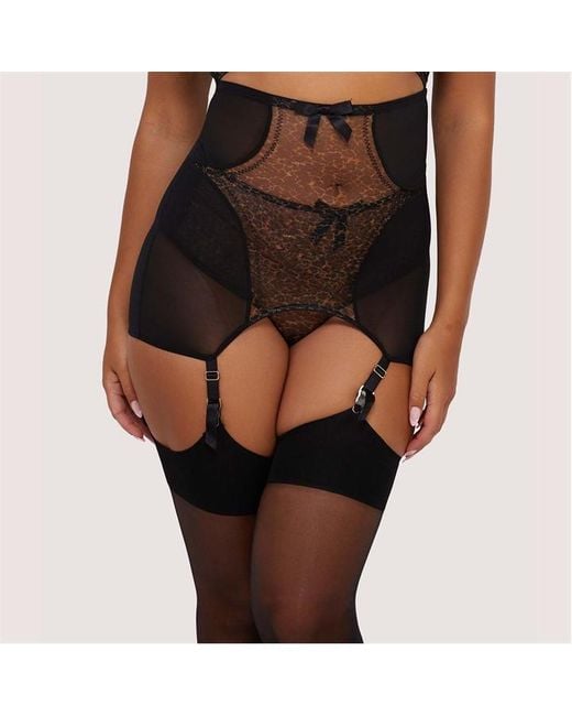 Playful Promises Brown Hazel Leopard Print Girdle
