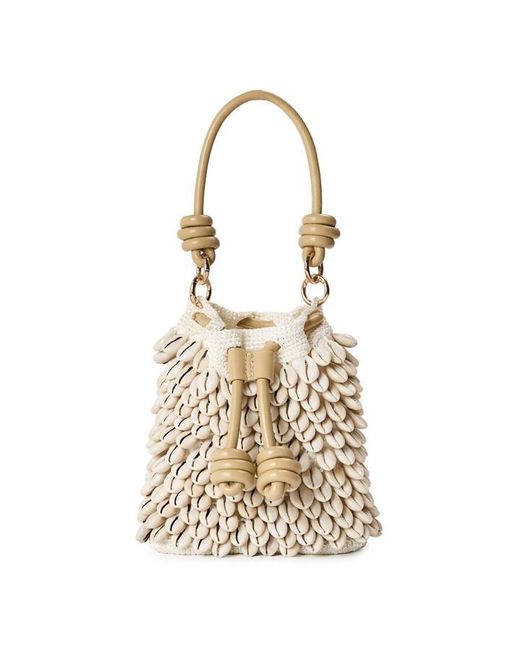 DESIERTO Metallic Caracola Dia Bucket Bag