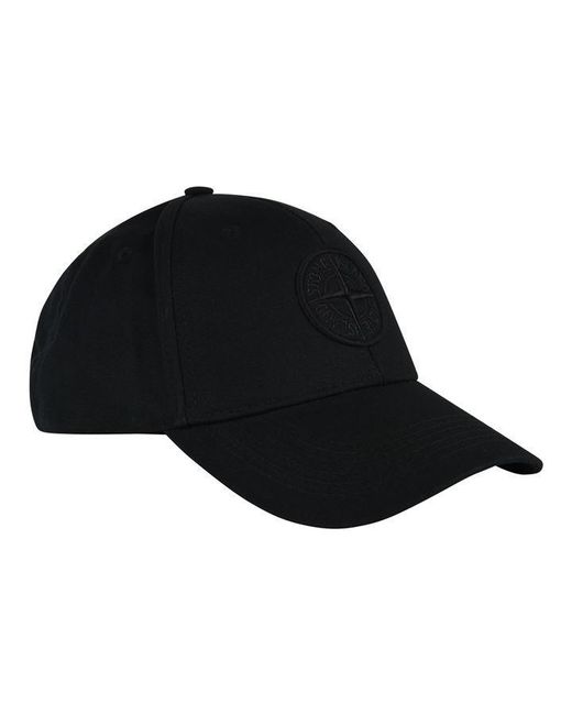 mens black stone island cap