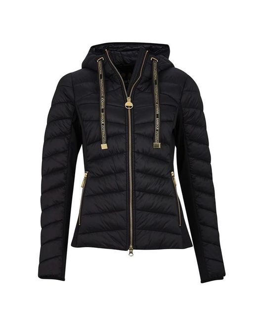 Barbour Blue Grid Quilted Jacket