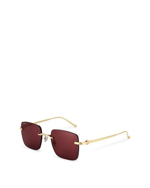 Cartier Red Sunglasses Ct0403S for men