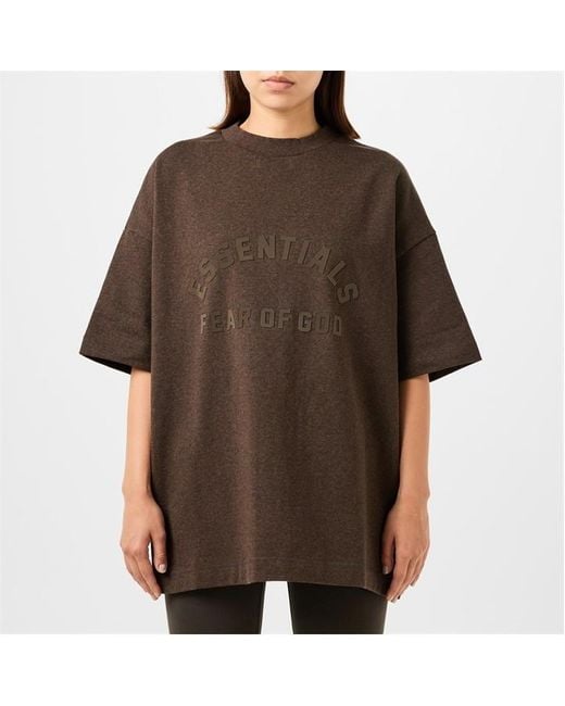 Fear Of God Brown Oversized T-Shirt