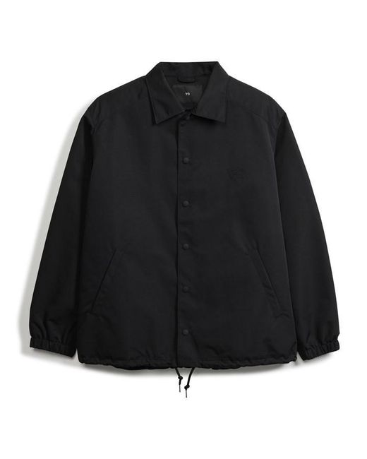 Y-3 Black Floral Coach Jacket for men