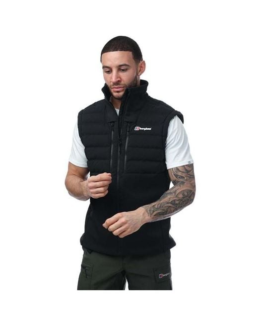Berghaus Black Theran Hybrid Gilet for men