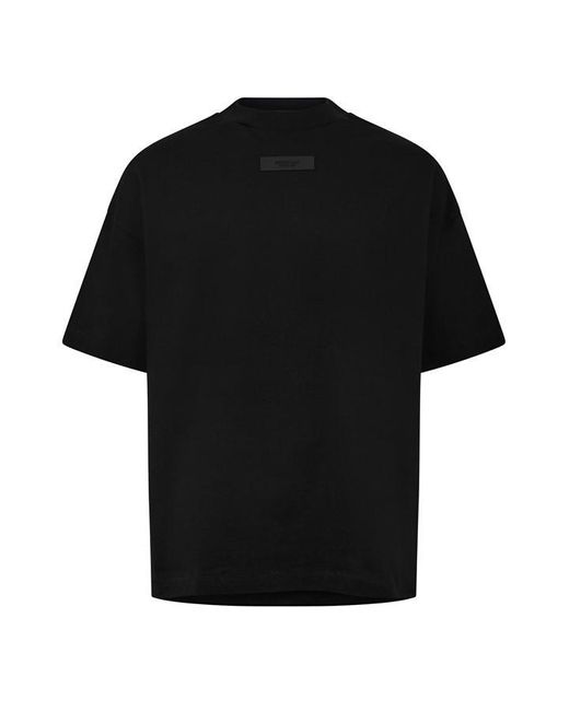 Fear Of God Black Logo Crew T-shirt for men