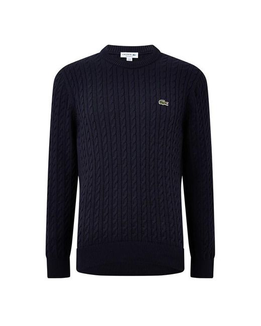 Lacoste Blue Cable Knt Cr Sn64 for men