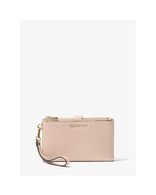 Michael Kors Pink Adele Leather Smartphone Wallet
