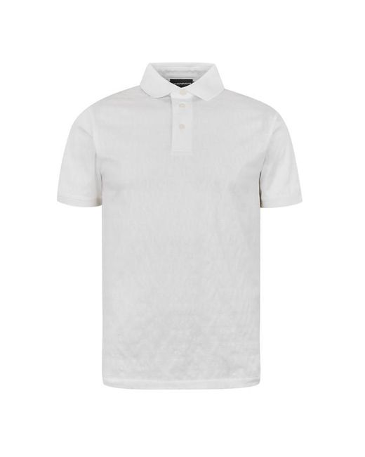 Emporio Armani White Emporio Ao Logo Polo Sn42 for men