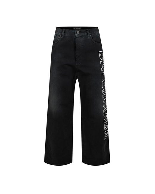 Balenciaga Black Bal baggy Pants Sn42 for men