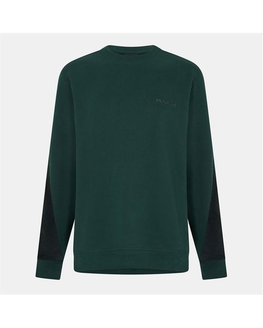 Paul Smith Green Cord Crew Sweatshirt for men