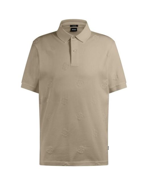 Boss Natural C-Prout 109 Short Sleeve Polo Shirt for men