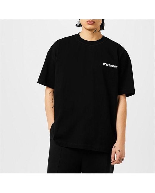 Cole Buxton Black Cb Sportswear T-shirt for men