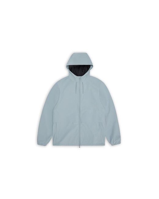 Rains Blue Suva Hardshell Pocket Waterproof Jacket