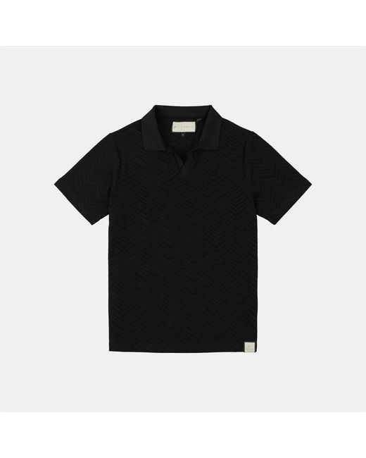 PREVU Black Abrey Polo Shirt for men