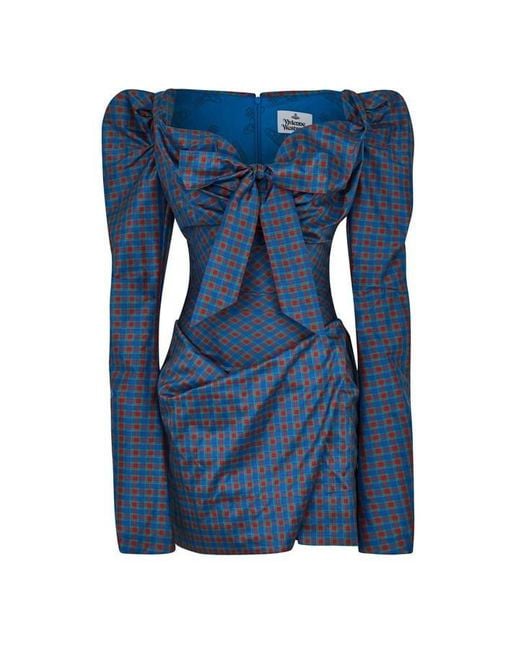 Vivienne Westwood Blue Iwona Mini Dress