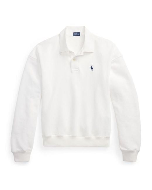 Polo Ralph Lauren White Long Sleeve Polo Shirt