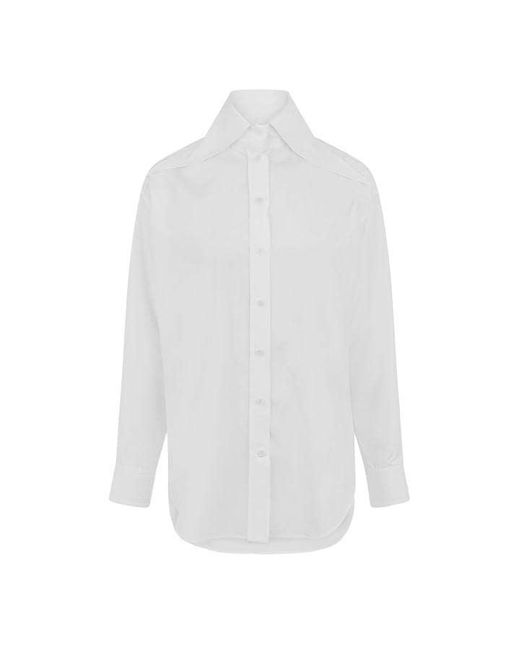 McQueen White Popeline Shirt