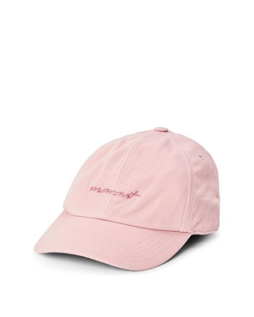 Isabel Marant Pink Tomas Cp Baseball Cap