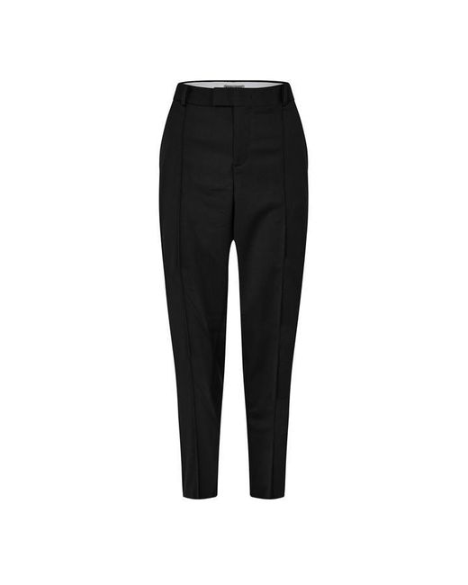 Bottega Veneta Black Straight Trousers