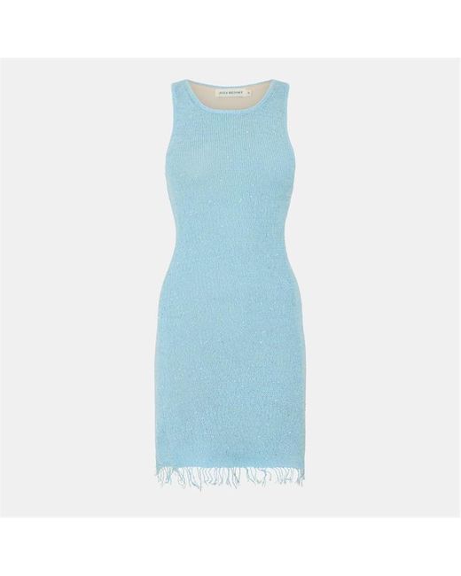 Asta Resort Blue Natalia Tailored Stretch Mini Dress
