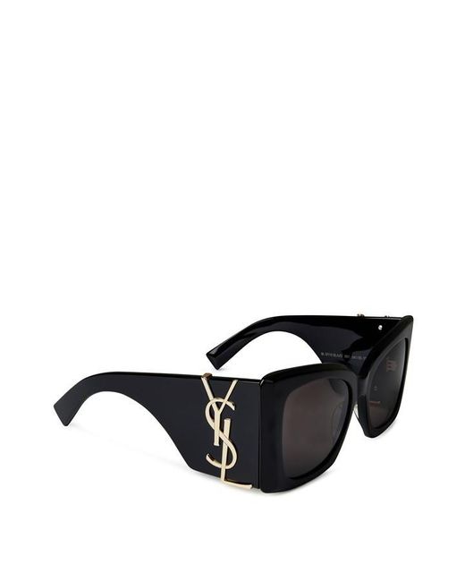 Saint Laurent Black Sl M119 Blaze Sunglasses for men