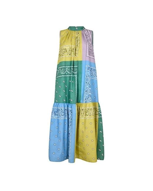 Weekend by Maxmara Blue Long Maxi Dress