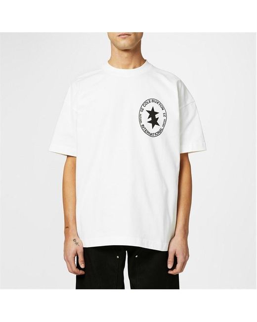 Cole Buxton White Cb Sportswear T-shirt for men