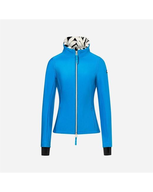 Jet Set Blue Ghost Softshell Ski Jacket