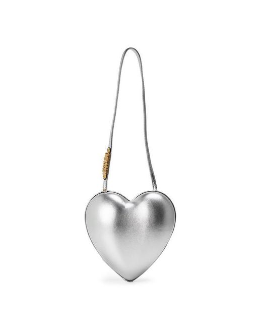 Moschino Metallic Clutch Bag