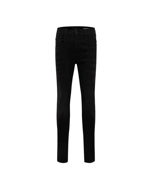 Replay Black Anbass Slim-Fit Jeans for men