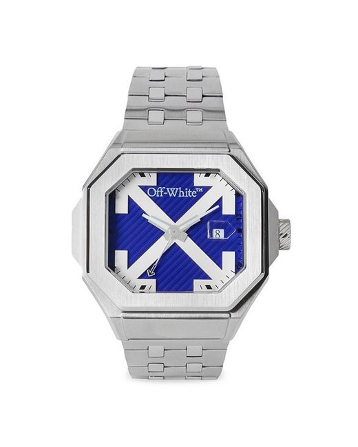 Off-White c/o Virgil Abloh Metallic Heavy Duty Watch for men