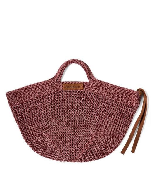 DESIERTO Red Little Cactus Shoulder Bag