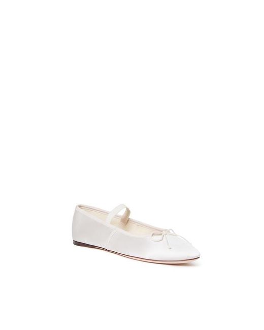 Loeffler Randall White Leonie Stn Ballet Pumps