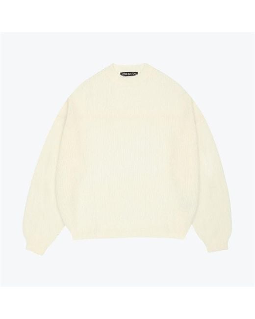 Cole Buxton Natural Knit Sweater for men