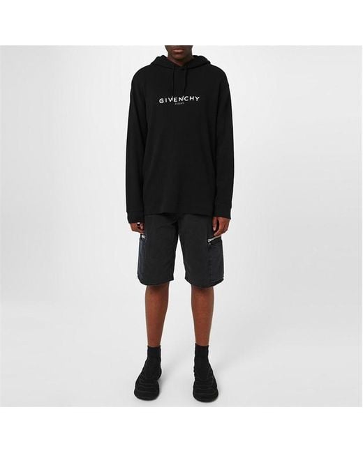 Givenchy Black Reversed Oth Hoodie for men