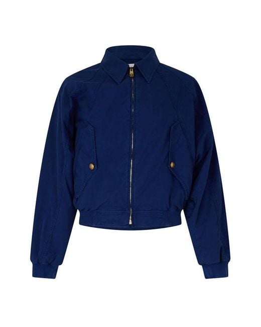Versace Blue Overdyed Jkt Sn64 for men