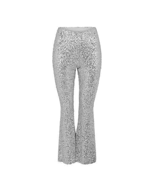 Never Fully Dressed Natural Diva High Rise Flared Trousers