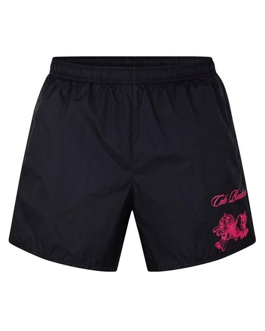 Cole Buxton Blue Bull Dog Swim Shorts for men