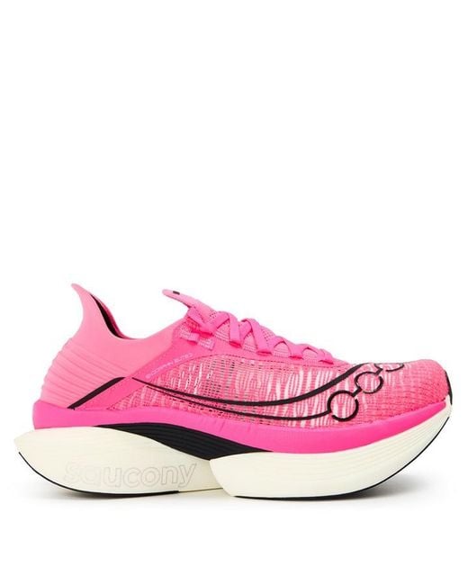 Saucony Pink Endorphin Elite 2 for men