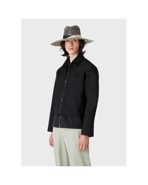 Emporio Armani Black Overshirt for men