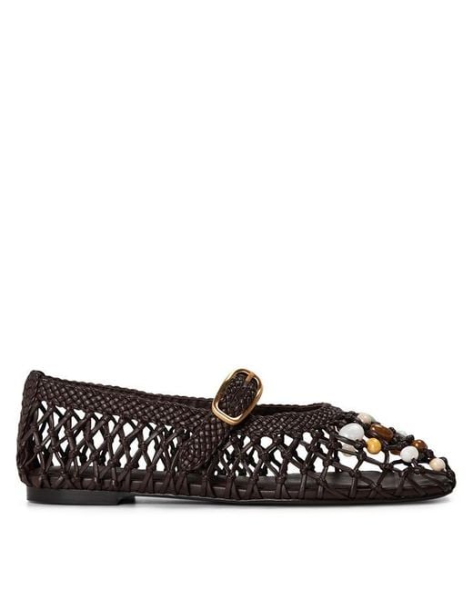 Cult Gaia Black Mercier Ballet Pumps