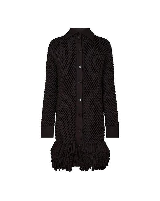 Bottega Veneta Black Structured Blazer Dress