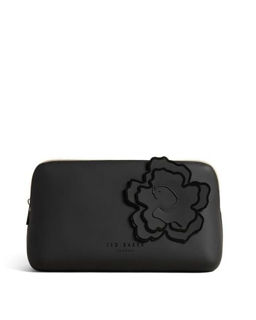 Ted Baker Black Jellin Magnolia Washbag