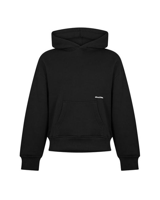 About Blank Blue Badge Hoodie for men