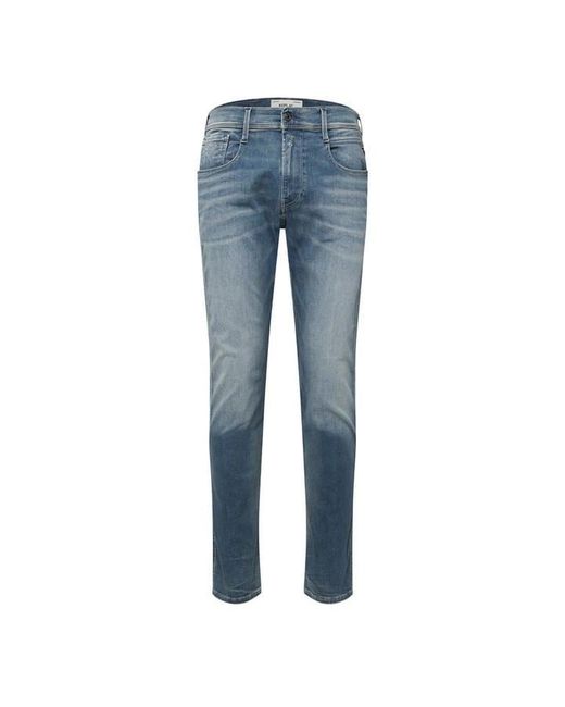 Replay Blue Anbass Slim-Fit Jeans for men